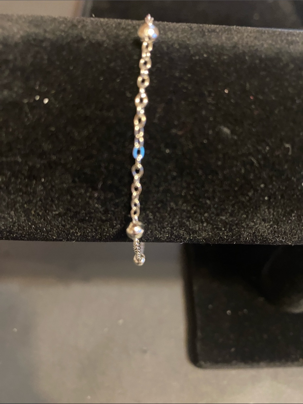 Fashion Jewelry Silver Beaded Chain Bracelet